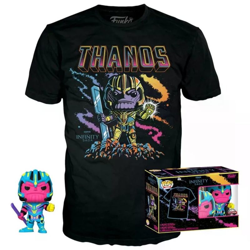 Funko Pop! TeePop Thanos Blacklight Taglia S