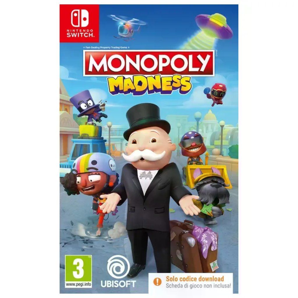 UBISOFT Monopoly Madness per Nintendo Switch – Multiplayer fino a 6 giocatori