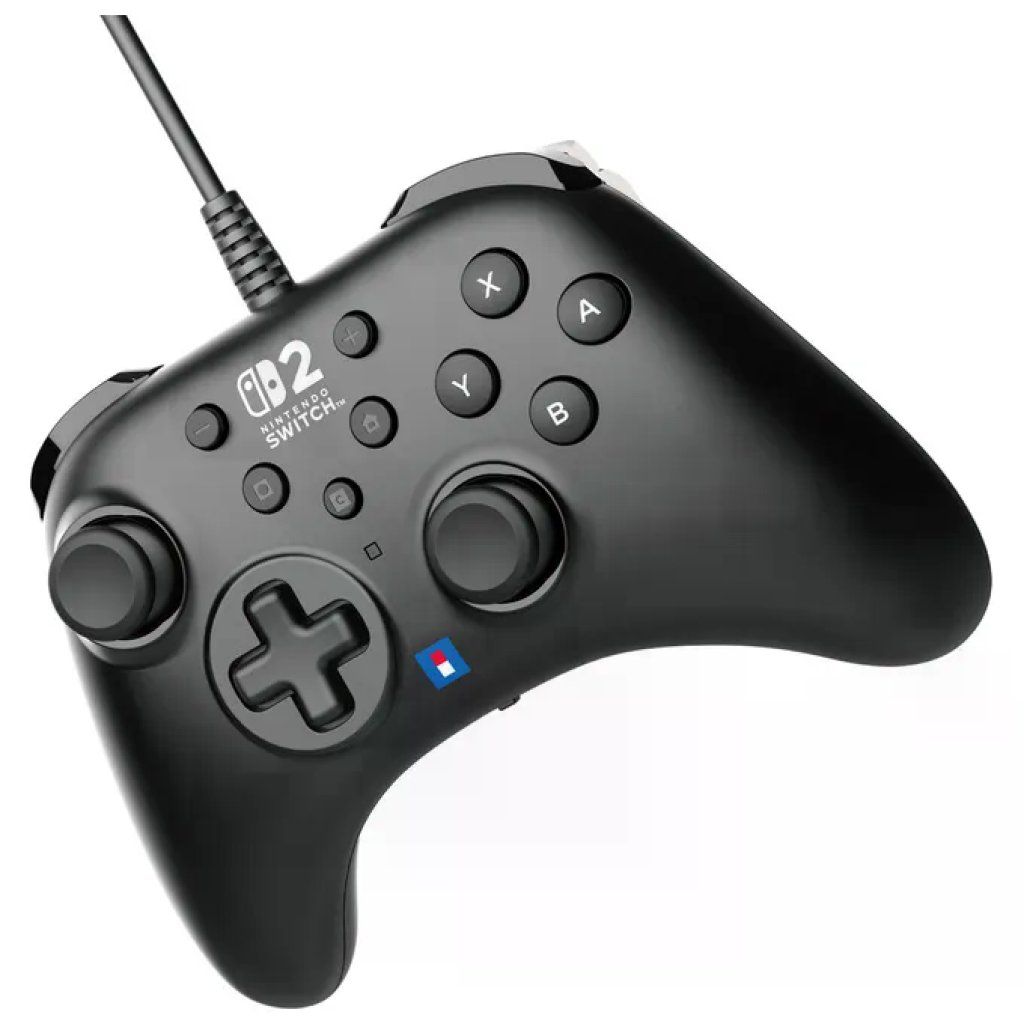 HORI HORIPAD TURBO Gamepad Cablato per Nintendo Switch 2, Switch e PC - Nero HORI HORIPAD TURBO Gamepad Cablato per Nintendo Switch 2, Switch e PC - Nero