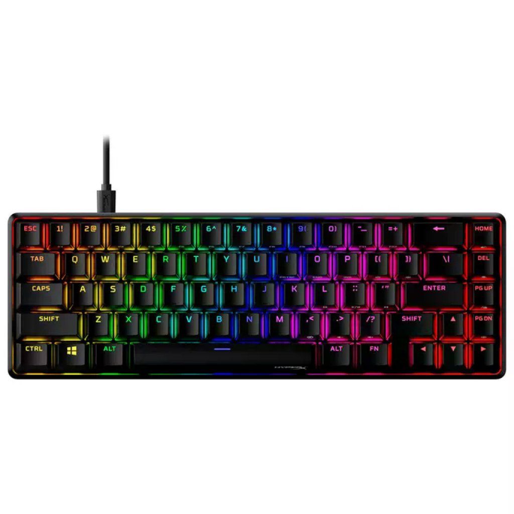 HyperX Origins 2 Tastiera Gaming 65% Nera, Switch Linear Red, USB, 8000 Hz