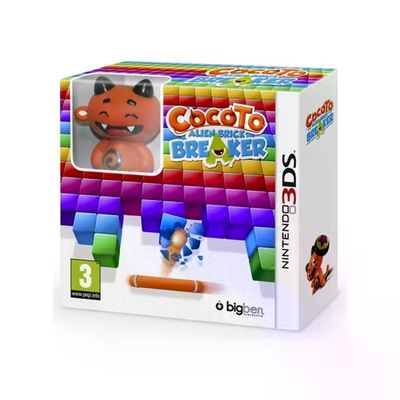 NEWAVE Cocoto Alien Brick Breaker per Nintendo 3DS e 2DS con miniatura NEWAVE Cocoto Alien Brick Breaker per Nintendo 3DS e 2DS con miniatura