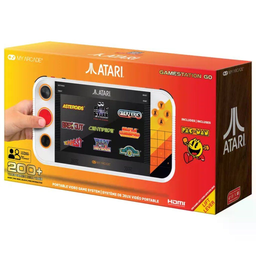 MY ARCADE DGUNL-7189 Atari Gamestation Go Console Retrogaming Portatile 200+ Giochi Display 7'' Wi MY ARCADE DGUNL-7189 Atari Gamestation Go Console Retrogaming Portatile 200+ Giochi Display 7'' Wi