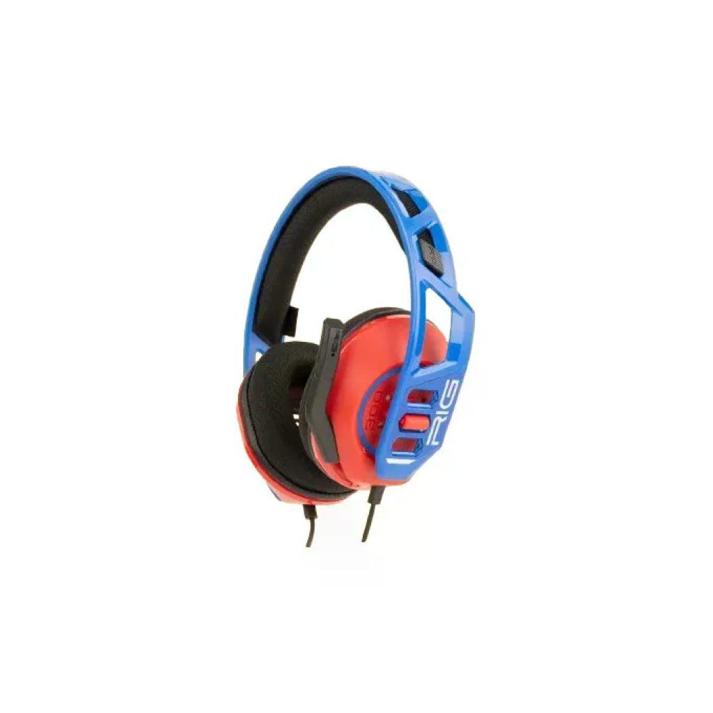 Nacon RIG 300 Pro HN Cuffie Gaming Cablate Blu e Rosse