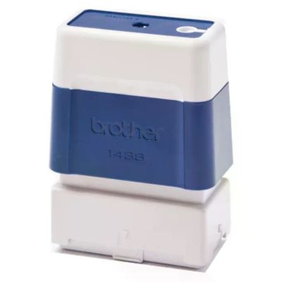 Brother PR1438E6P – Timbri autoinchiostranti blu 14 × 38 mm, confezione da 6