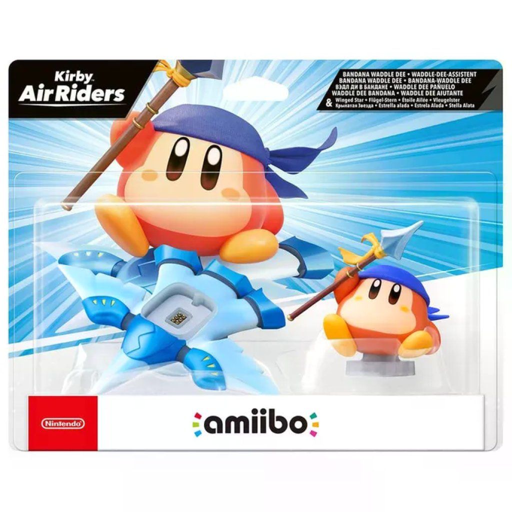 Nintendo Kirby Air Riders Amiibo Bandana Waddle Dee con Stella Alata Nintendo Kirby Air Riders Amiibo Bandana Waddle Dee con Stella Alata