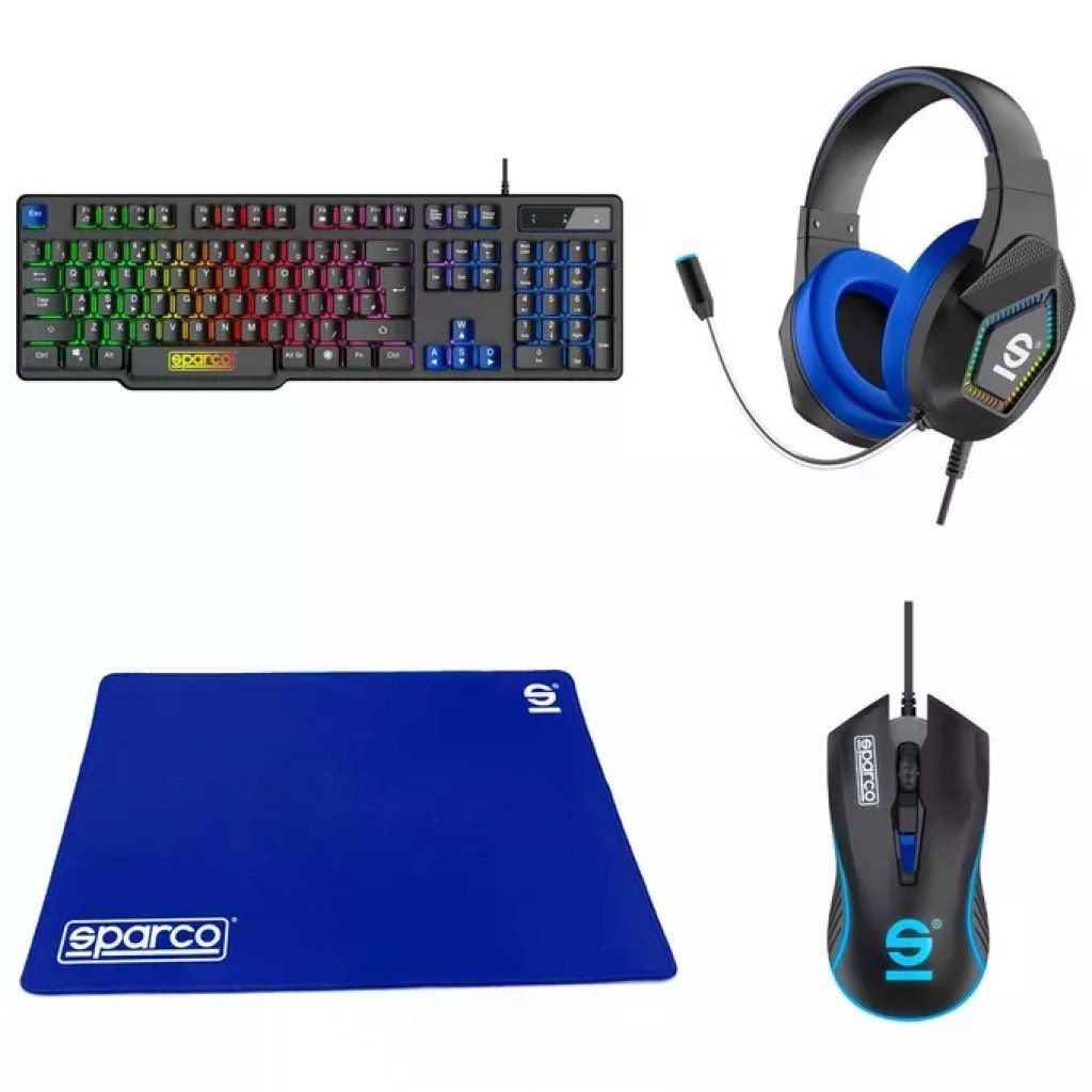 Celly SPGAMEKIT Kit Gaming 4 in 1 Nero Celly SPGAMEKIT Kit Gaming 4 in 1 Nero
