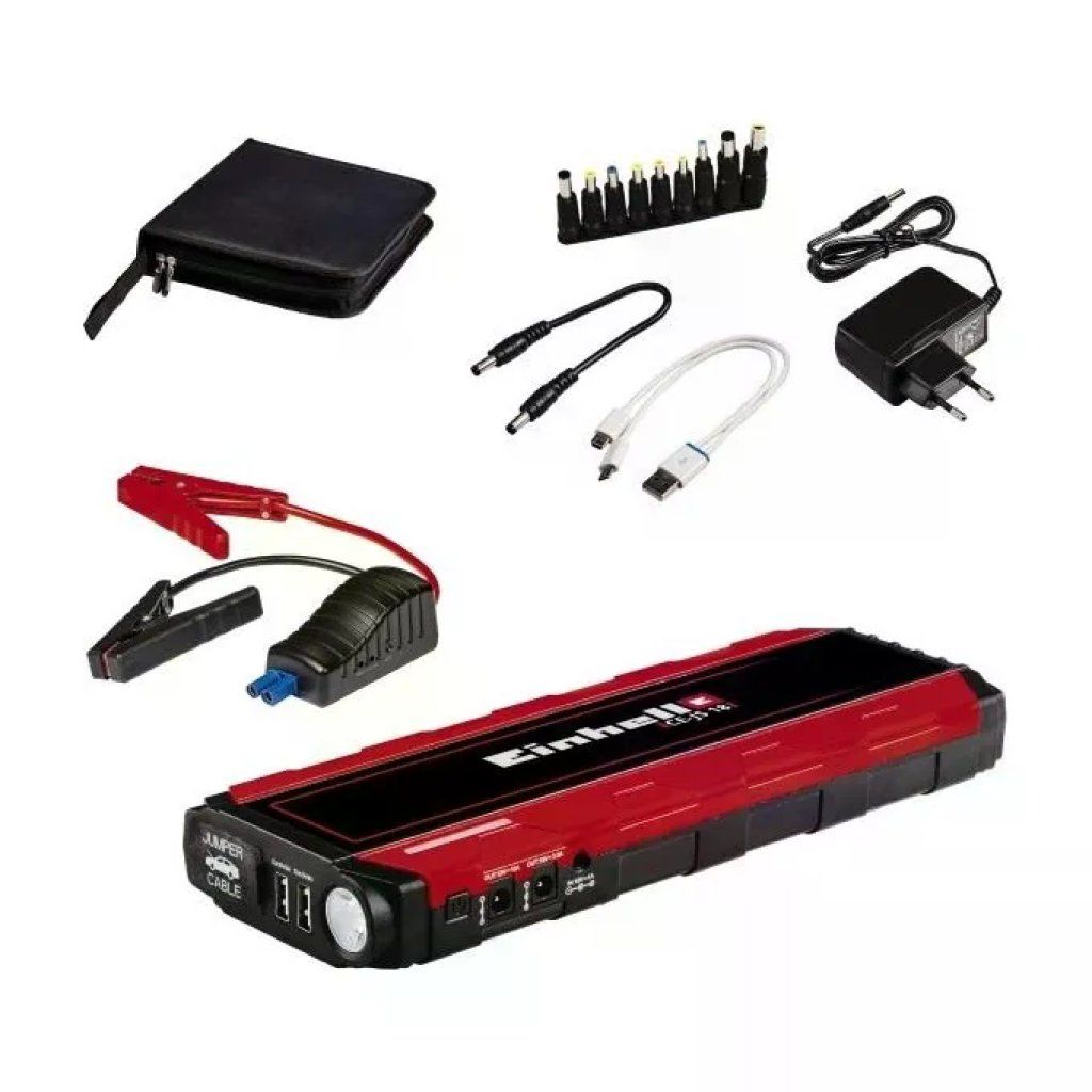 Einhell CE-JS 18 Avviatore d’emergenza e Power Bank 18.000 mAh