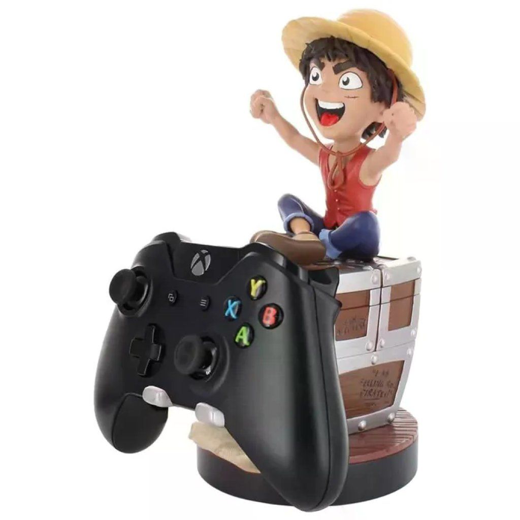 Exquisite Gaming Cable Guys One Piece Netflix – Supporto Controller e Smartphone Luffy Wanted, 20 cm Exquisite Gaming Cable Guys One Piece Netflix – Supporto Controller e Smartphone Luffy Wanted, 20 cm