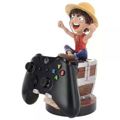 Exquisite Gaming Cable Guys One Piece Netflix – Supporto Controller e Smartphone Luffy Wanted, 20 cm