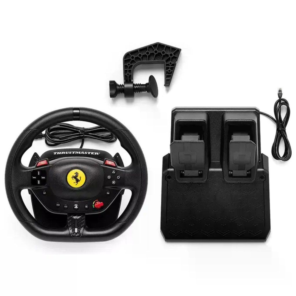 Thrustmaster T98-P Ferrari 296 GTB Volante e Pedali per PS5, PS4 e PC Thrustmaster T98-P Ferrari 296 GTB Volante e Pedali per PS5, PS4 e PC
