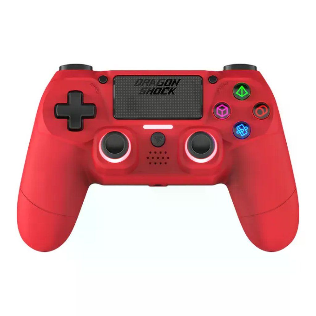 Dragonshock Mizar DSCPS4-RD Gamepad Wireless Rosso per PS4, PC e Mobile Dragonshock Mizar DSCPS4-RD Gamepad Wireless Rosso per PS4, PC e Mobile