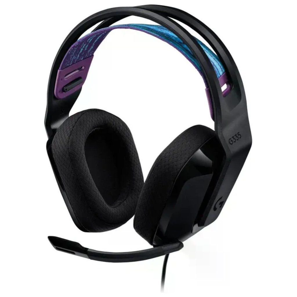 Logitech G335 Cuffia Gaming Cablata Nera con Microfono Logitech G335 Cuffia Gaming Cablata Nera con Microfono
