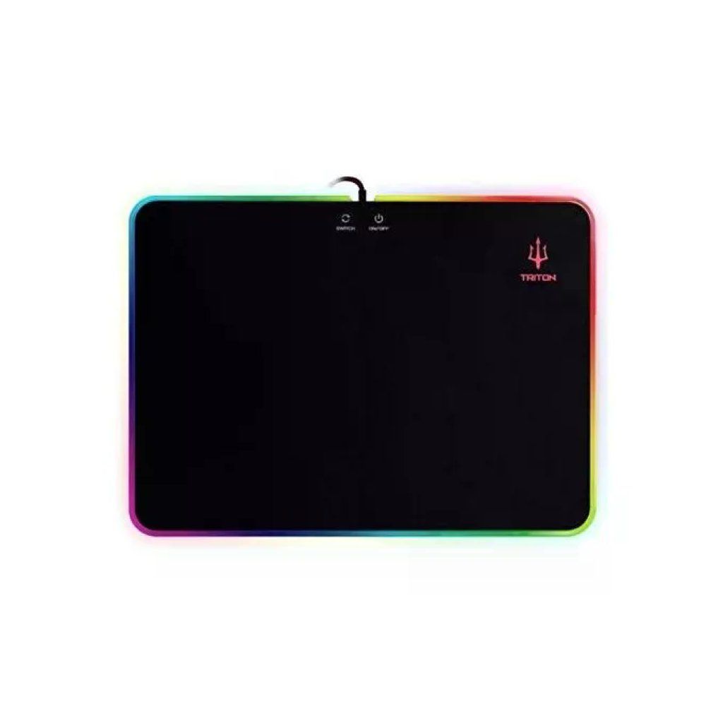 ATLANTIS Triton RGB Led Gaming Pad P002-GP35-LED Tappetino per Mouse ATLANTIS Triton RGB Led Gaming Pad P002-GP35-LED Tappetino per Mouse