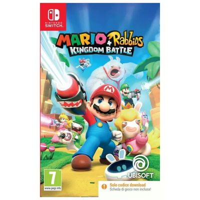 UBISOFT Mario + Rabbids Kingdom Battle – Code in Box per Nintendo Switch UBISOFT Mario + Rabbids Kingdom Battle – Code in Box per Nintendo Switch