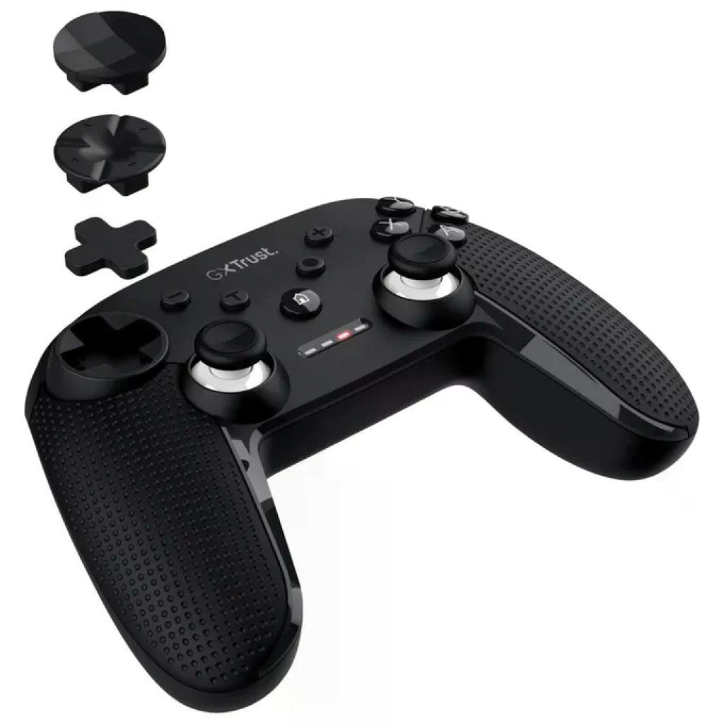 Trust GXT 542 MUTA Gamepad Wireless Bluetooth, RF e USB per PC, Android, Nintendo Switch e iOS Trust GXT 542 MUTA Gamepad Wireless Bluetooth, RF e USB per PC, Android, Nintendo Switch e iOS