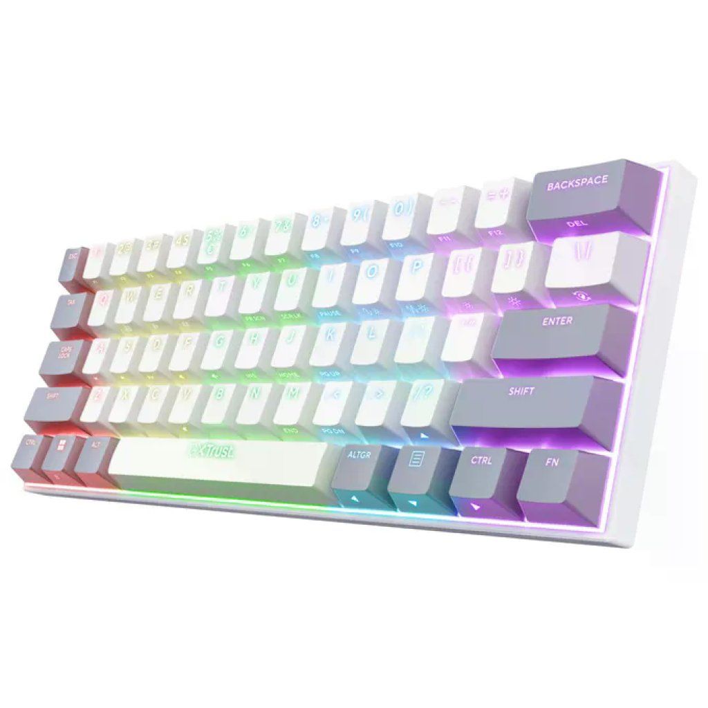 Trust GXT 873 Acira Mini Tastiera Gaming Meccanica 60% Tri Trust GXT 873 Acira Mini Tastiera Gaming Meccanica 60% Tri
