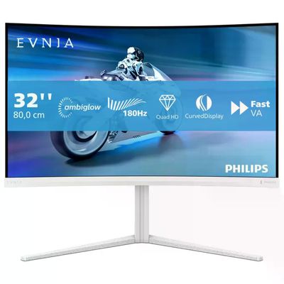 PHILIPS Monitor Gaming Curvo Philips Evnia 5000 32M2C5501/00 31,5 PHILIPS Monitor Gaming Curvo Philips Evnia 5000 32M2C5501/00 31,5" QHD 180 Hz