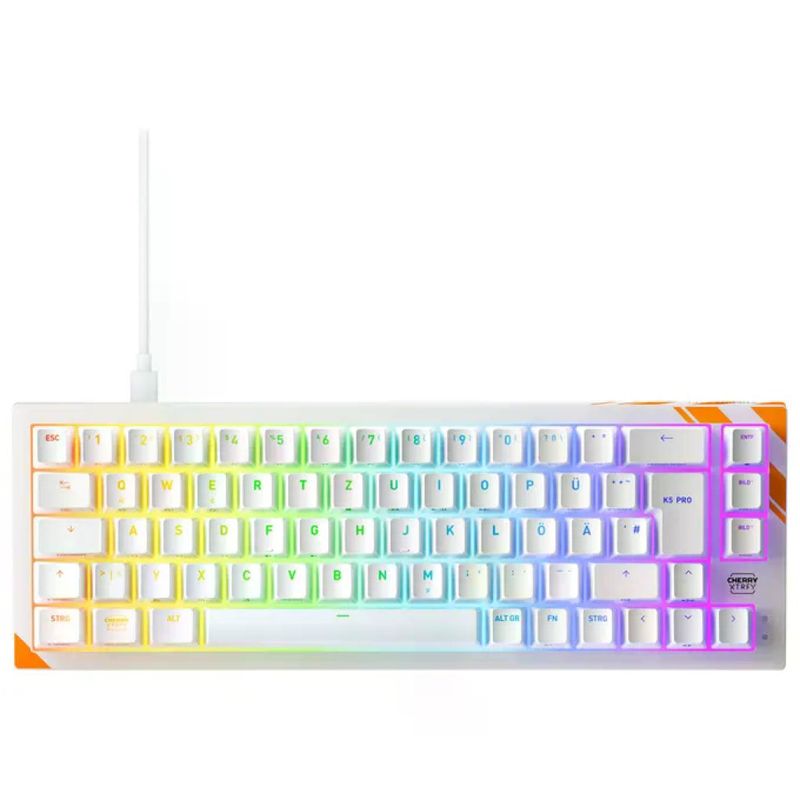Cherry K5 Pro TMR Compact tastiera gaming meccanica layout Qwertz 65% switch magnetico RGB 8000 Hz