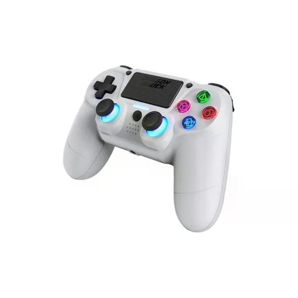 DragonShock Mizar Controller Wireless Bianco per PS4, PC e Mobile
