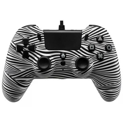 Qubick ACP40169 Controller Cablato per PS4, PS5 e PC – Nero/Bianco
