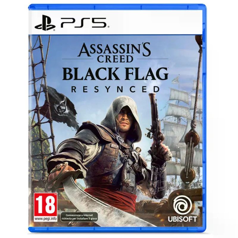 Ubisoft 3307216308867 Assassin's Creed Black Flag Resynced Gioco PS5 Azione Avventura Open World Italiano
