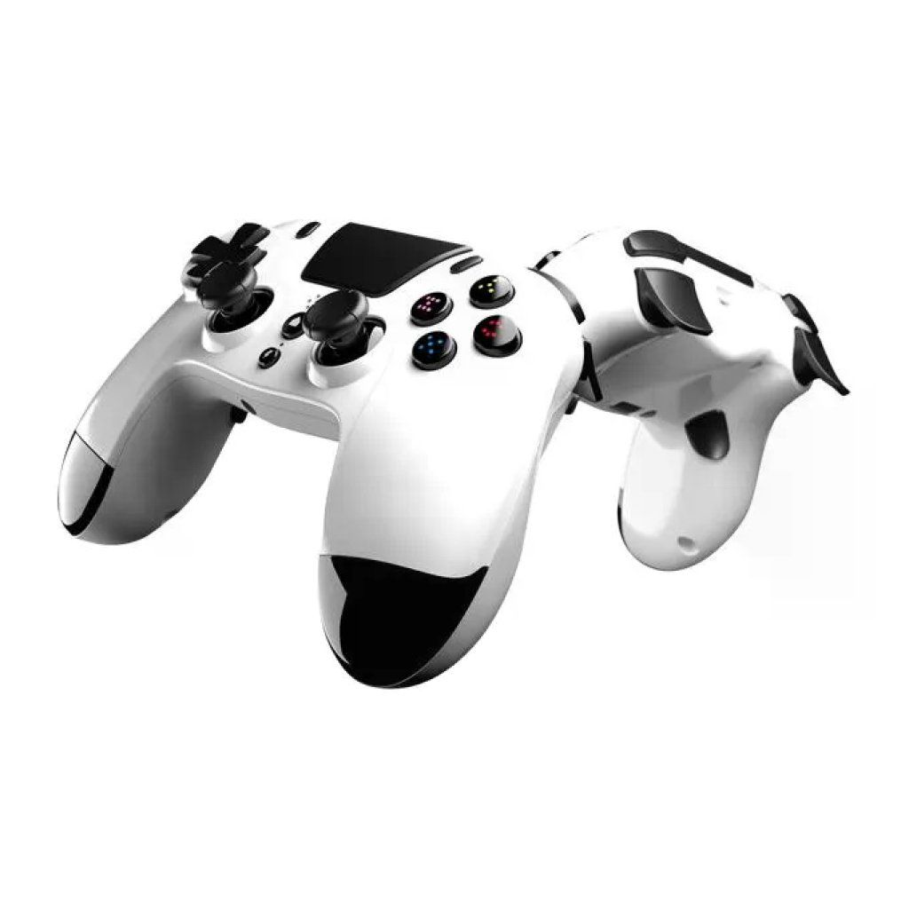 Gioteck VX4 Gamepad Wireless Bluetooth per PS4 e PC, Bianco Gioteck VX4 Gamepad Wireless Bluetooth per PS4 e PC, Bianco