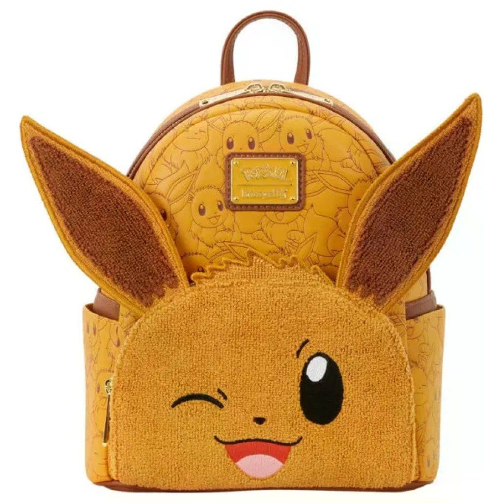 Loungefly Mini Zaino Eevee Pokémon in Tessuto Terry Loungefly Mini Zaino Eevee Pokémon in Tessuto Terry