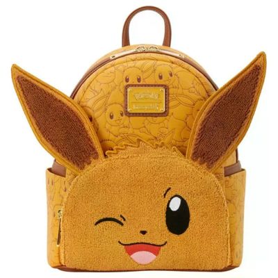 Loungefly Mini Zaino Eevee Pokémon in Tessuto Terry