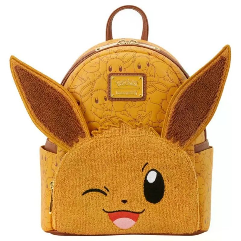 Loungefly Mini Zaino Eevee Pokémon in Tessuto Terry