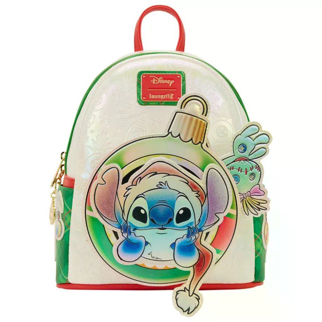 Loungefly Mini Zaino Disney Stitch Holiday 23 x 27 x 11 cm Loungefly Mini Zaino Disney Stitch Holiday 23 x 27 x 11 cm