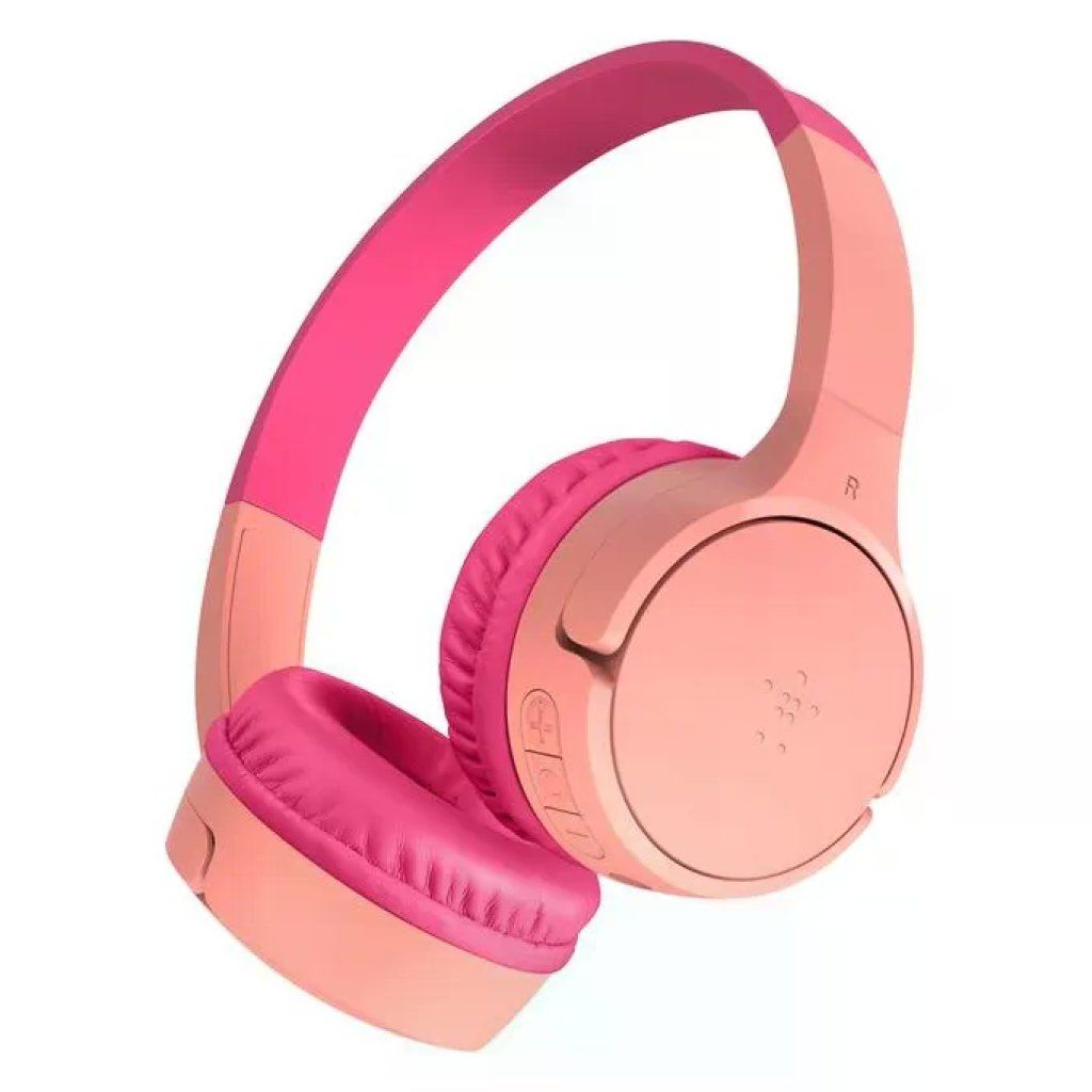 Belkin SoundForm Mini AUD002BTPKV3 Cuffie Wireless per Bambini, Rosa