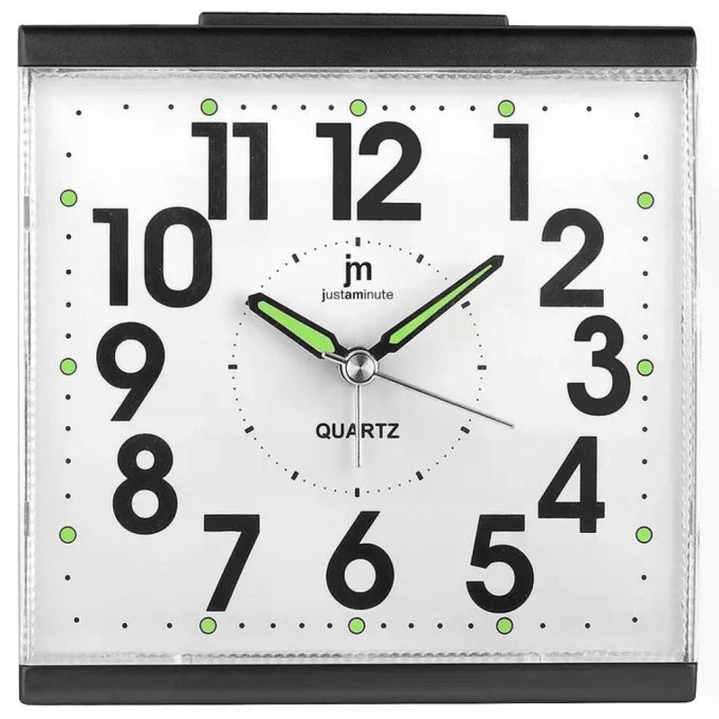 Lowell JA7090N Sveglia Digitale Nera con Display LED