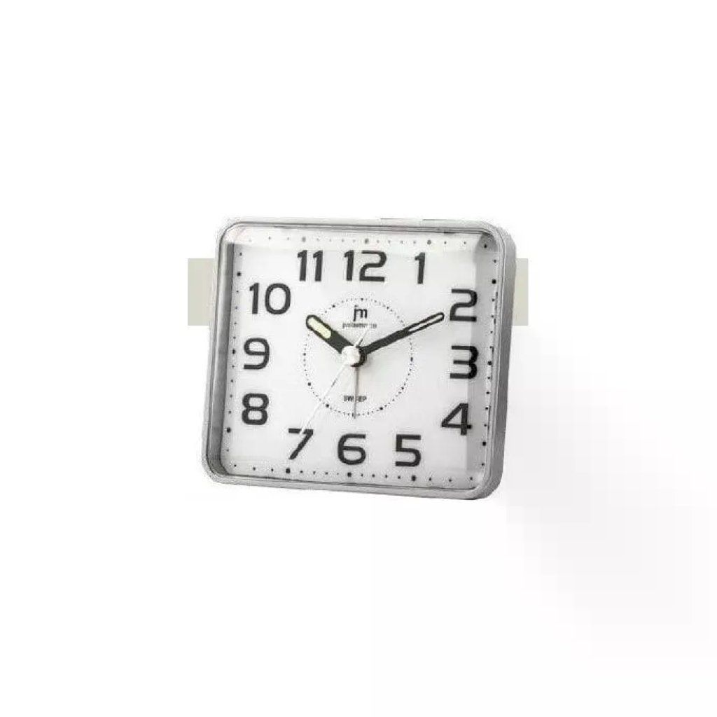 JM JA-7081B Sveglia Analogica Bianca con Snooze