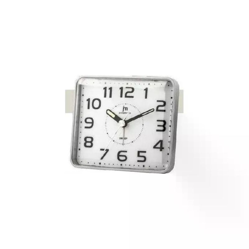 JM Sveglia Ja-7081b con funzione snooze design Bianco per un risveglio pratico e funzionale