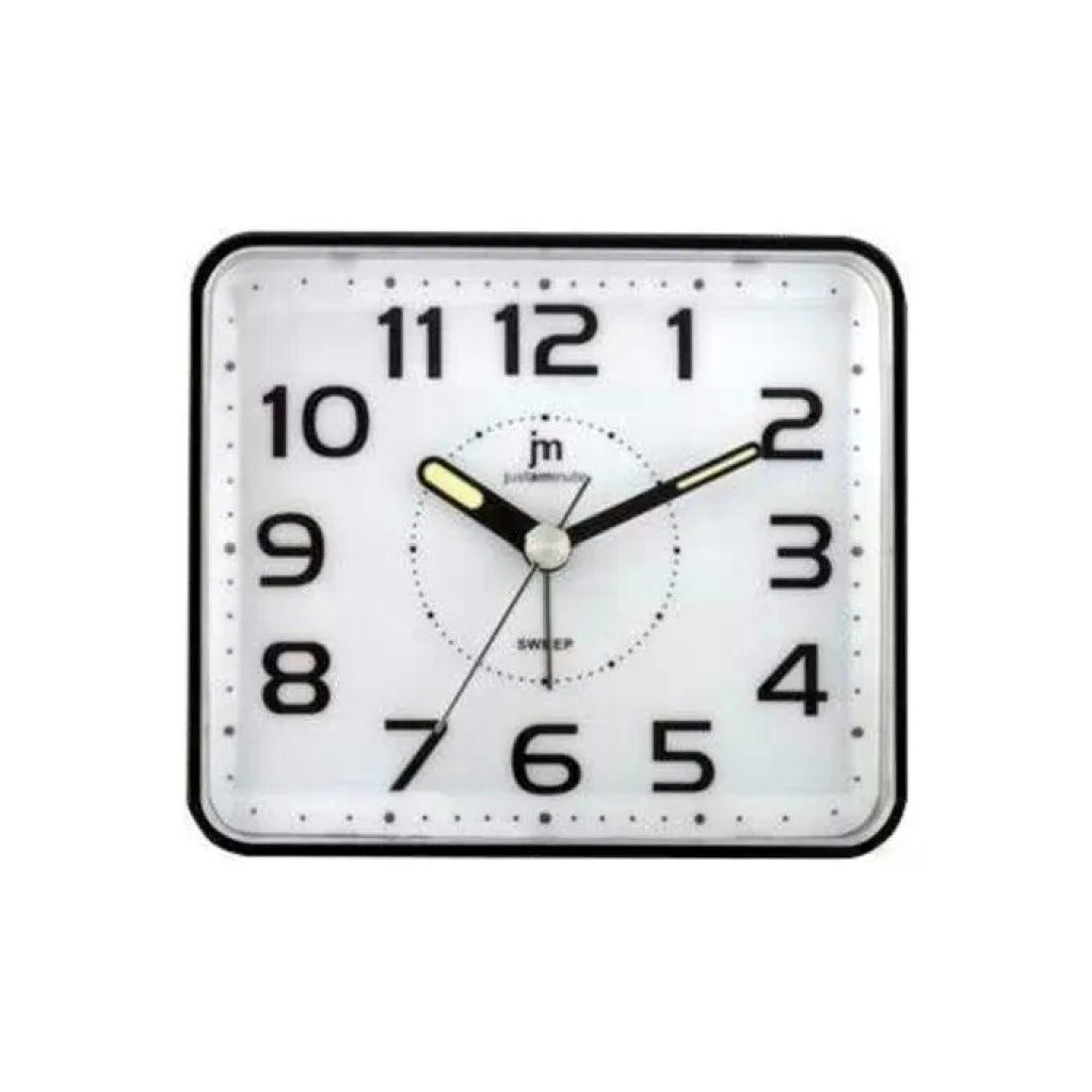JM Sveglia JA-7081N con Funzione Snooze e Design Elegante in Nero