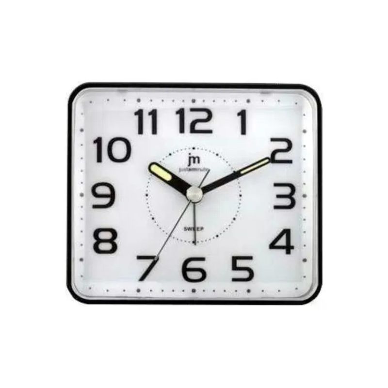 JM Sveglia JA-7081N con Funzione Snooze e Design Elegante in Nero