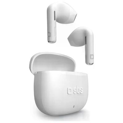 SBS Auricolari SBS True Wireless Bluetooth Bianchi con Custodia di Ricarica SBS Auricolari SBS True Wireless Bluetooth Bianchi con Custodia di Ricarica