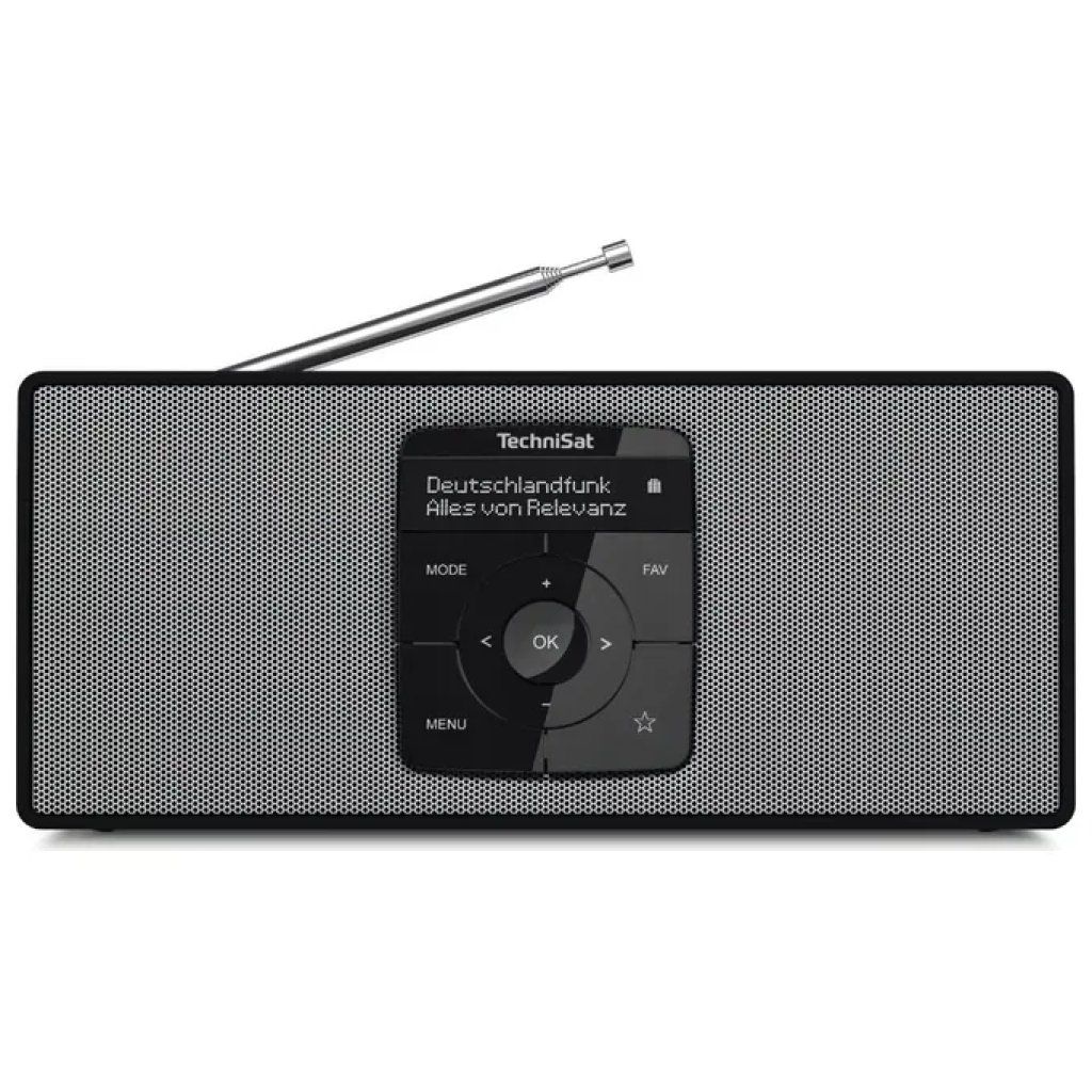 TechniSat DIGITRADIO 2S – Radio portatile DAB+ nero e bianco