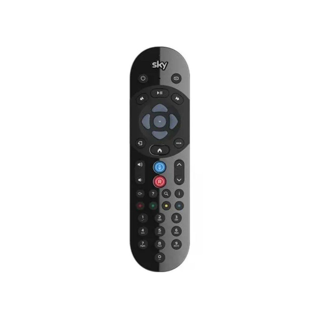 SKY One For All SKY735 Telecomando Sky Q con Controllo Vocale Bluetooth IR 2 x AAA colore Nero