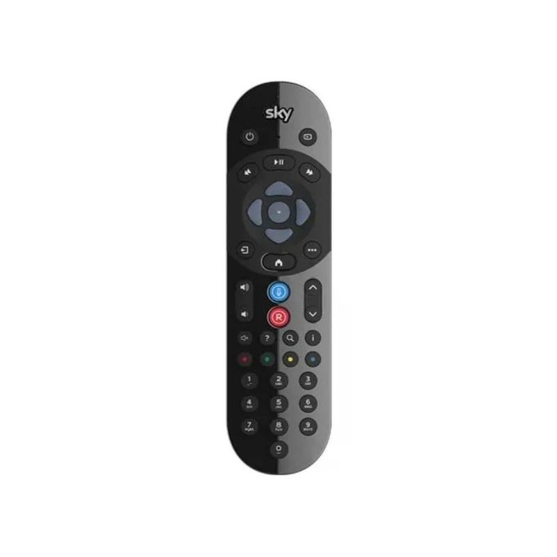 SKY One For All SKY735 Telecomando Sky Q con Controllo Vocale Bluetooth IR 2 x AAA colore Nero