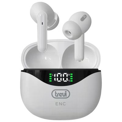 Trevi HMP 12E40 Auricolari Bluetooth 5.2 ENC Bianchi