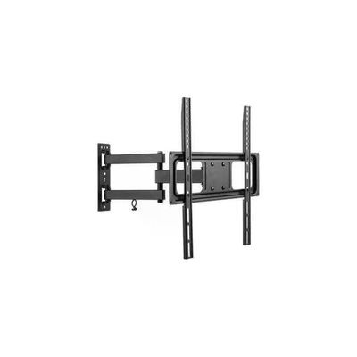 LINK LKBR01 – Staffa TV a muro snodata 32–55 pollici, VESA 75×75–200×200, nera
