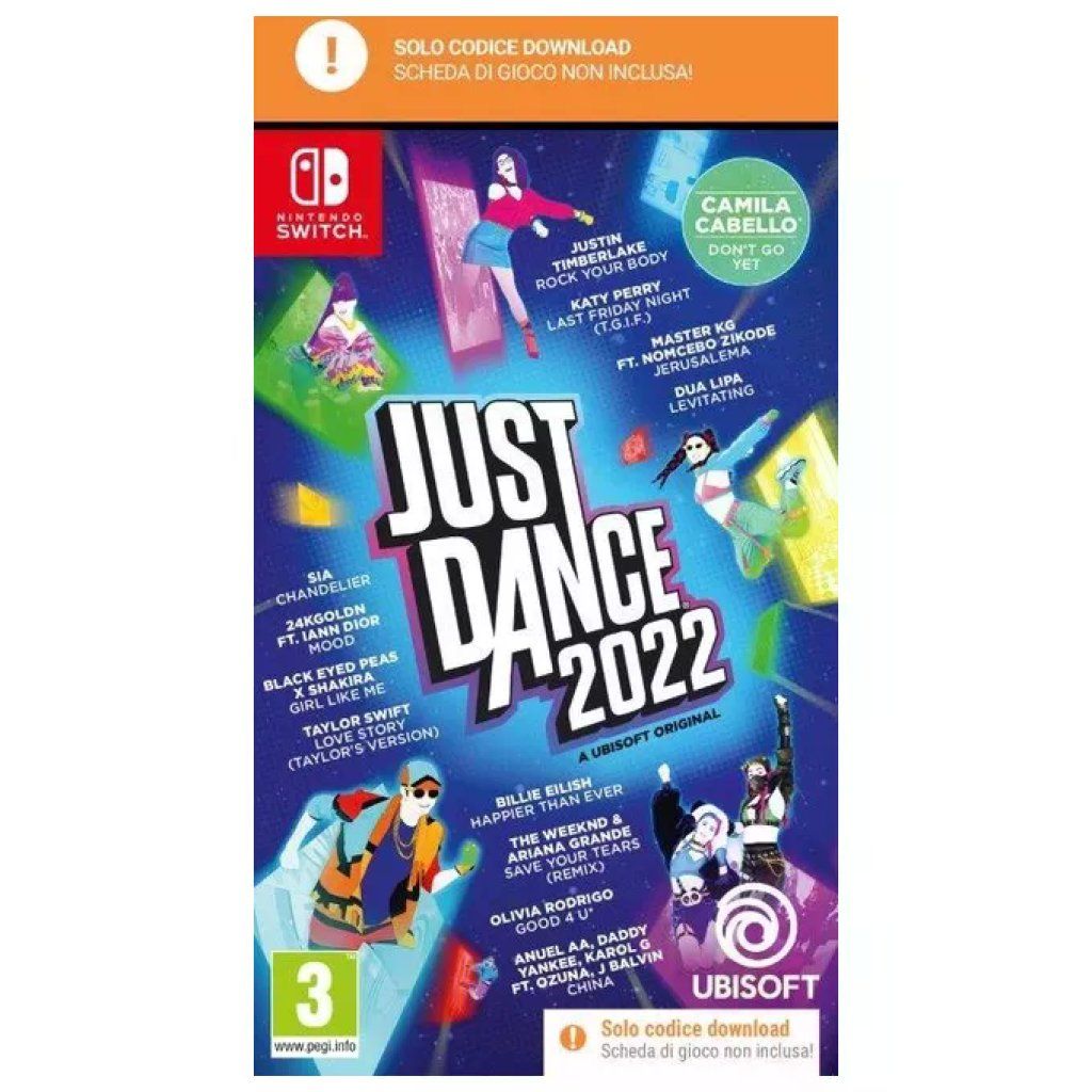 UBISOFT Just Dance 2022 per Nintendo Switch – Code in Box