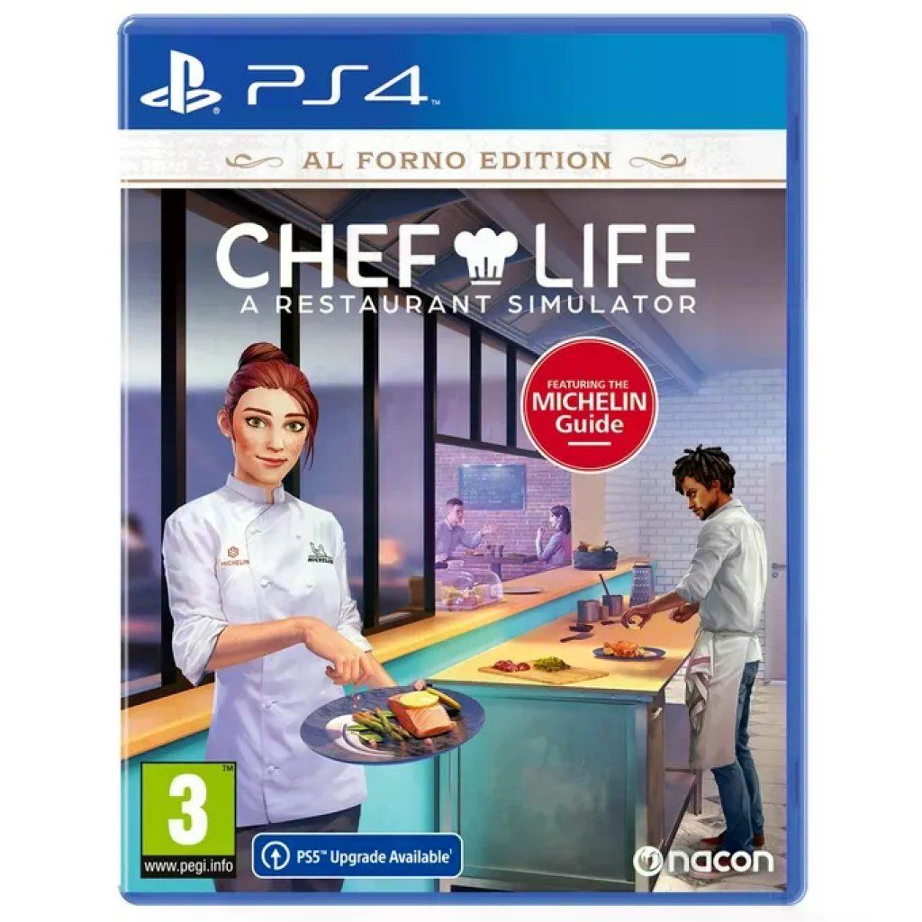 Nacon PS4CHEFSLIFESPIT Chef Life Al Forno Edition Videogioco PS4 Simulazione Ristorante Multilingua