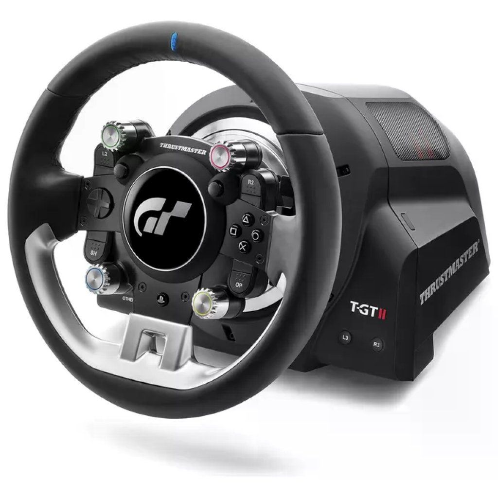 Thrustmaster T-GT II Pack Volante Gaming con Wheelbase per PS5, PS4 e PC
