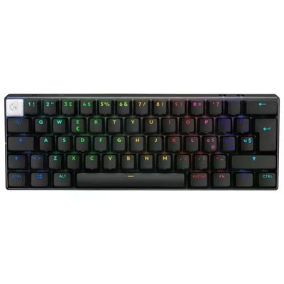 Logitech G PRO X 60 LIGHTSPEED – Tastiera gaming wireless 60% meccanica, RGB, QWERTY ITA, nera