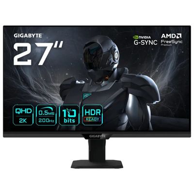 Gigabyte G27Q20T EK Monitor Gaming 27'' QHD 2560x1440 200Hz 0.5ms HDR10 FreeSync Premium colore Nero Gigabyte G27Q20T EK Monitor Gaming 27'' QHD 2560x1440 200Hz 0.5ms HDR10 FreeSync Premium colore Nero
