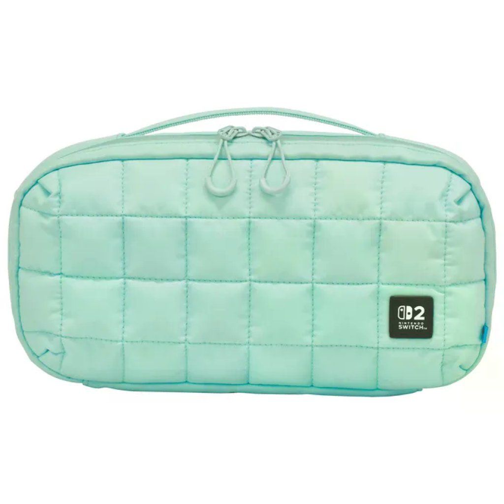HORI NSX-120E Custodia Puff Pouch per Nintendo Switch 2, Switch e Switch OLED – Menta