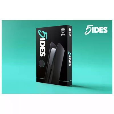 4SIDE DWGT0001 Cover laterale nera per PS5 Disc Edition, 2 pezzi