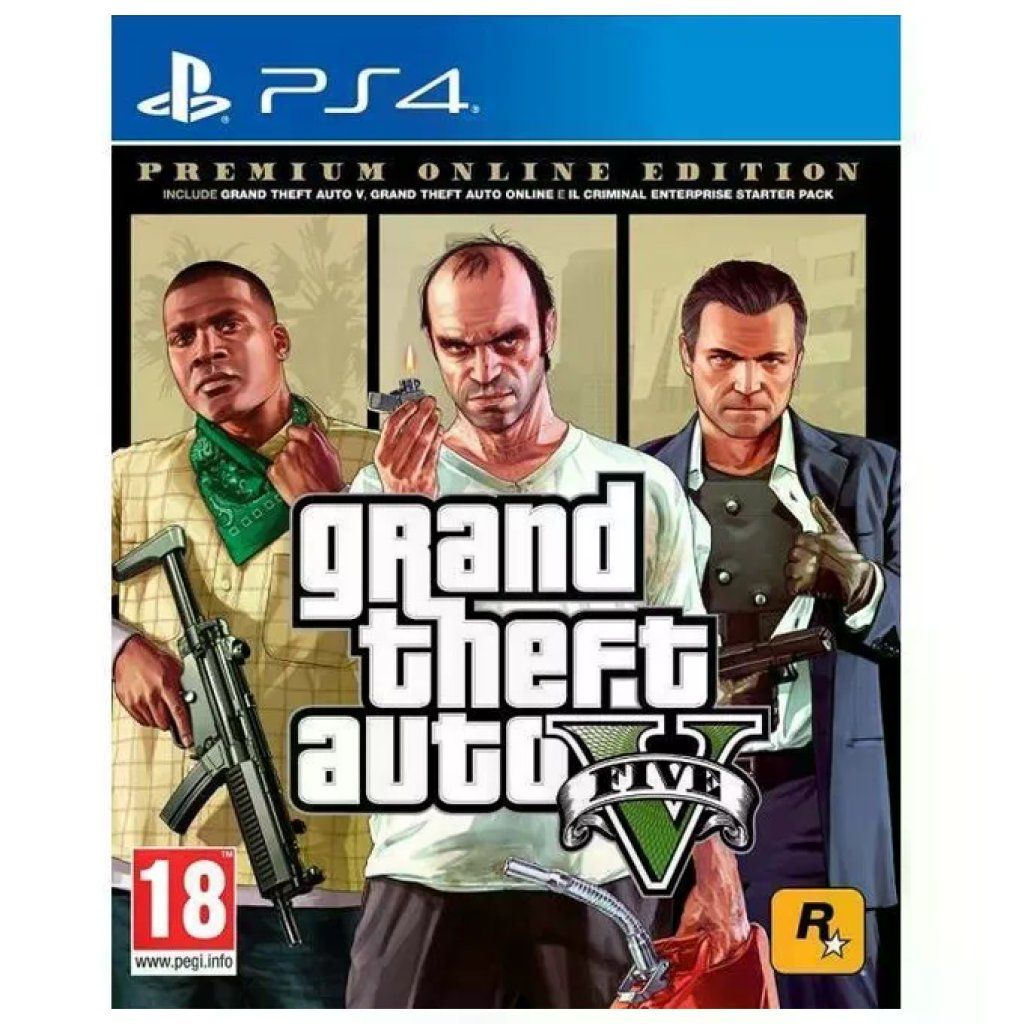 TAKE TWO Grand Theft Auto V Premium Edition per PS4